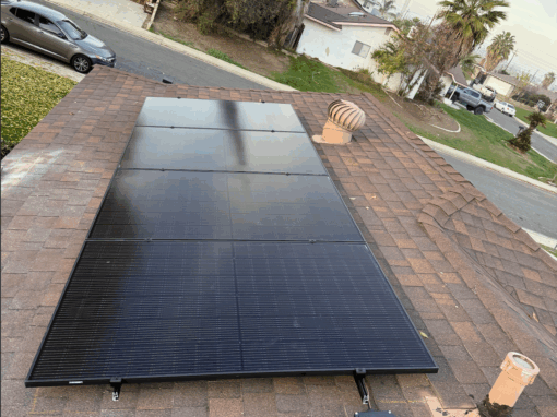 Residential Solar + Enphase Battery Storage Installation